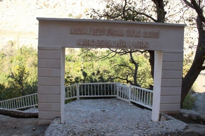 Kaş Belediyesi’nden Şırnak’ın Silopi İlçesine Park
