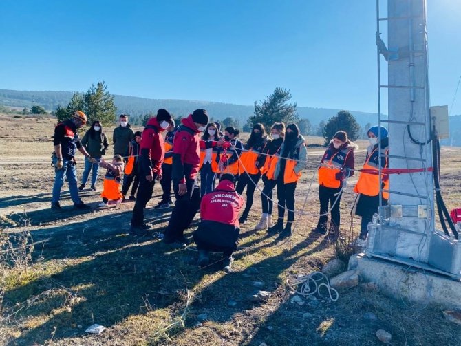 Jandarma, Afad Gönüllülerine Eğitim Veriyor