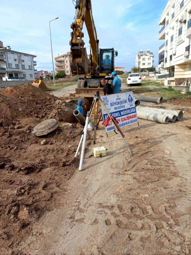 Aydın’da Aski̇ Ekipleri Altyapı Çalışmalarını Sürdürüyor