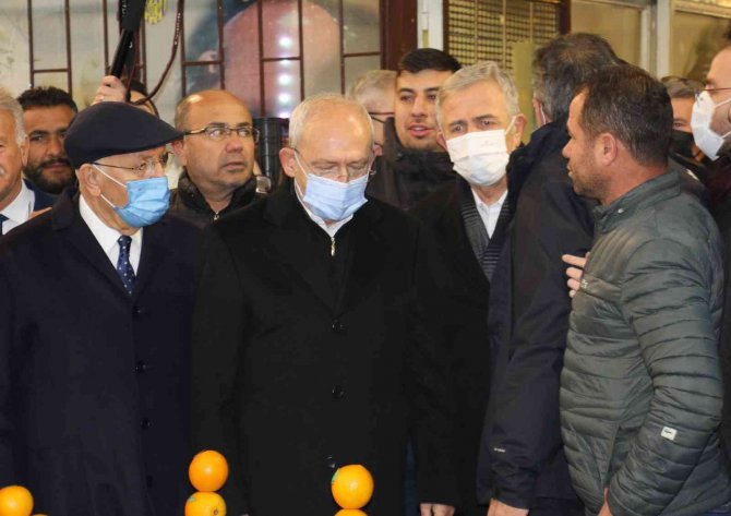 Chp Genel Başkanı Kılıçdaroğlu, Ankara’da Hal Esnafını Ziyaret Etti