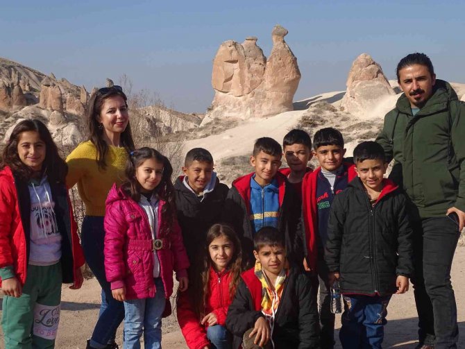 Eda Nur, Resmettiği Kapadokya’yı Gezdi