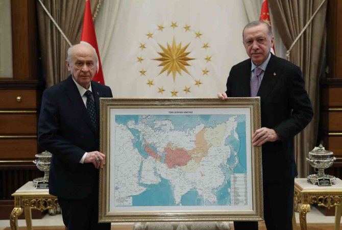 Cumhurbaşkanı Erdoğan, Bahçeli’yi Kabul Etti