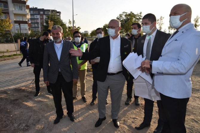 Başkan Ergün, Müjdesini Verdiği Karaçay’ı İnceledi