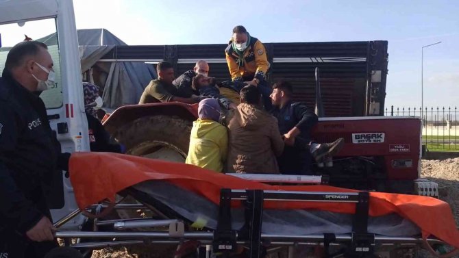 Direksiyon Başında Sızdı, Küspe Yığınına Çarptı