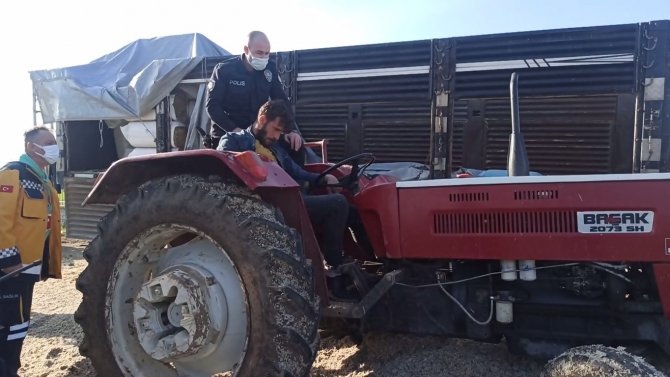 Direksiyon Başında Sızdı, Küspe Yığınına Çarptı