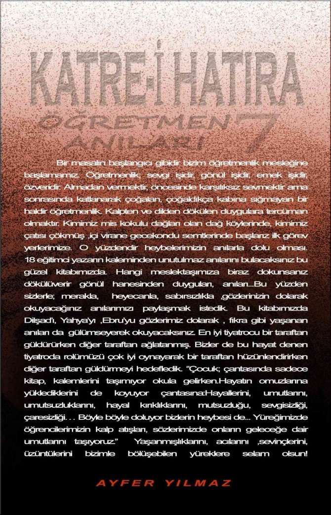 Öğretmenlerin Anıları Kitaplaştı