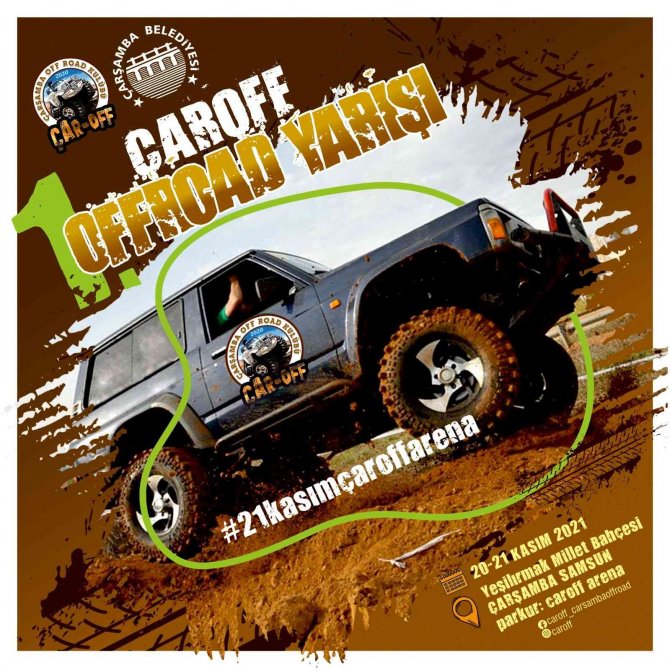 Çarşamba’da Off-road Heyecanı Başlıyor