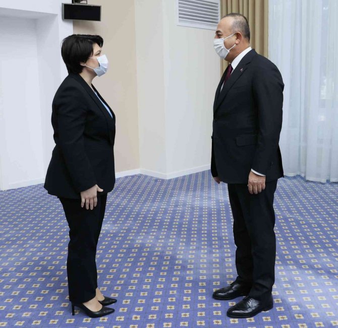 Bakan Çavuşoğlu, Moldova Başbakanı Gavrilita İle Görüştü