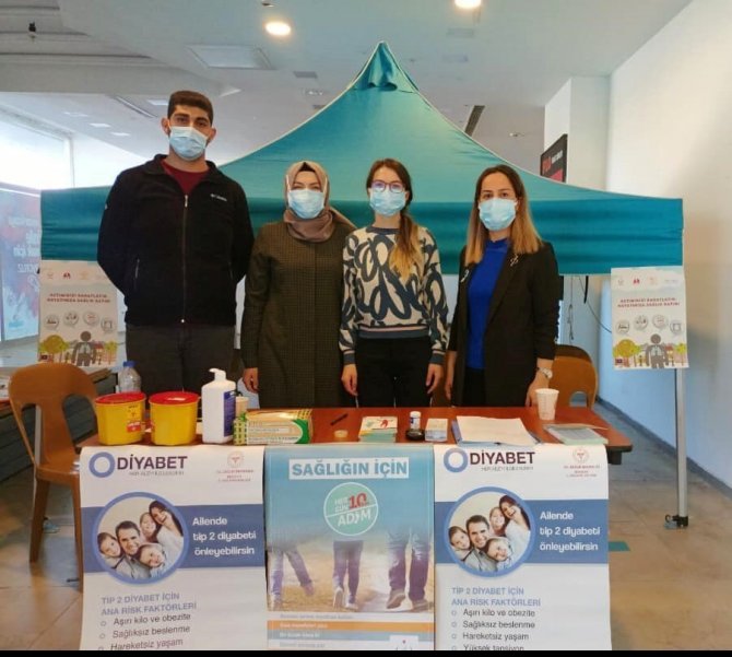 Erzincan’da Halk Sağlığı Hizmetleri Birimi Ekipleri Diyabete Farkındalık İçin Sahaya İndi