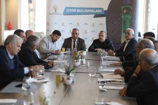 Ak Parti İ̇zmir İ̇l Başkanı Tarım Sektörü Temsilcileriyle Buluştu