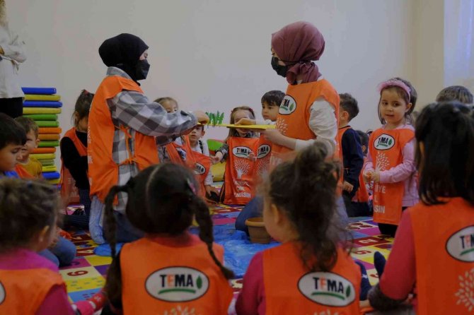 Belediye Çocuk Bakımevinde Erozyon İle Mücadele Etkinliği