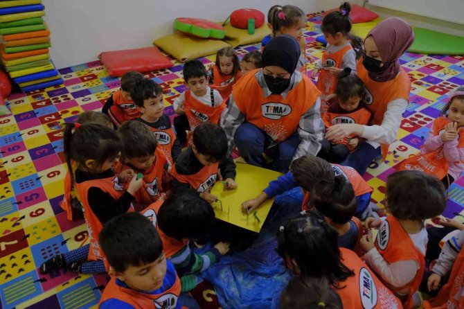 Belediye Çocuk Bakımevinde Erozyon İle Mücadele Etkinliği