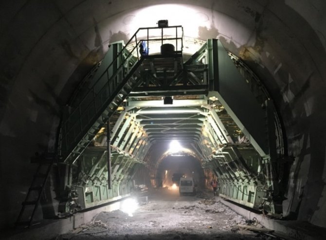 Yeni Zigana Tüneli İnşaatında Işığı Görmeye 350 Metre Kaldı