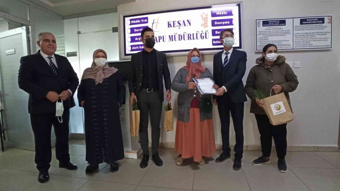 Tapu İşlemi Yapana Fidan Hediye