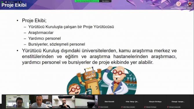 Tübi̇tak Destek Programları Hakkında Bilgiler Verildi