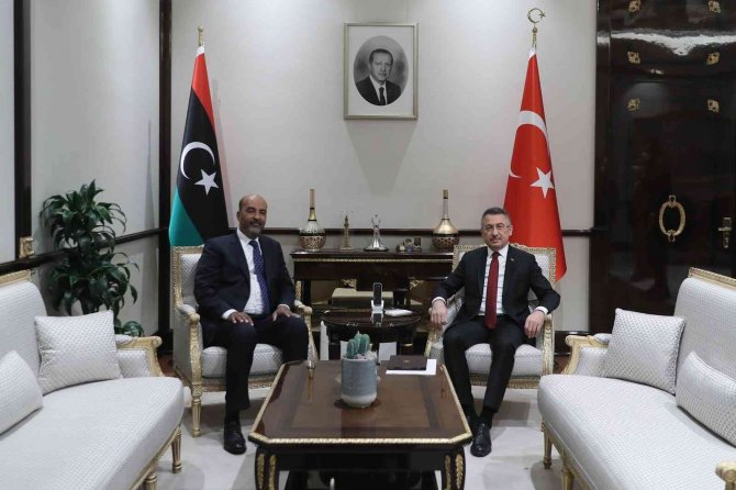 Cumhurbaşkanı Yardımcısı Oktay, Libya Heyetini Kabul Etti