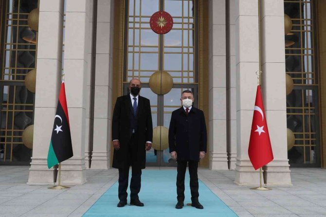 Cumhurbaşkanı Yardımcısı Oktay, Libya Heyetini Kabul Etti