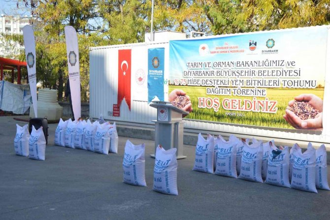 Diyarbakır’da Çiftçiye 89 Ton Tohum Desteği