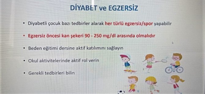 Okullarda Diyabetli Öğrencisi Olan 1300 Öğretmene Eğitim