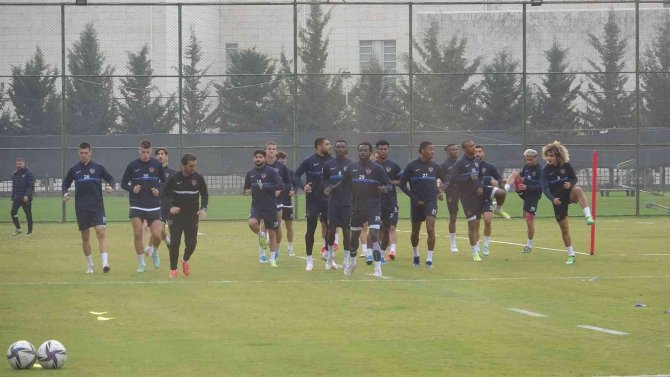 Hatayspor, Antalyalyaspor Maçının Hazırlıklarını Tamamladı