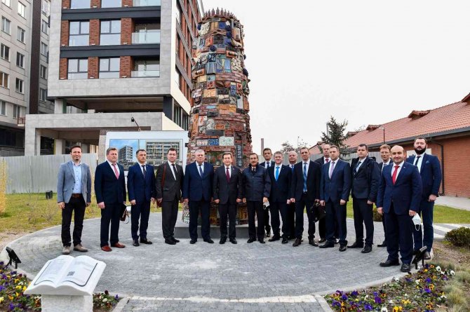 Belarus Heyeti Tepebaşı’nı Çok Beğendi