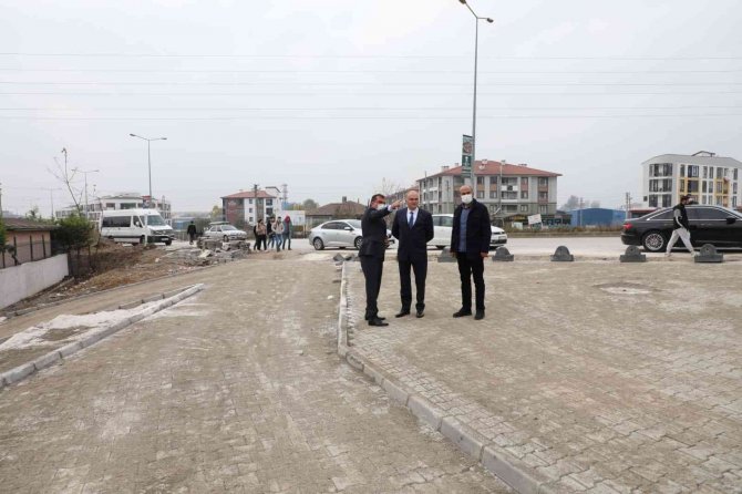 Konuralp’te Yol Çalışmaları Sürüyor