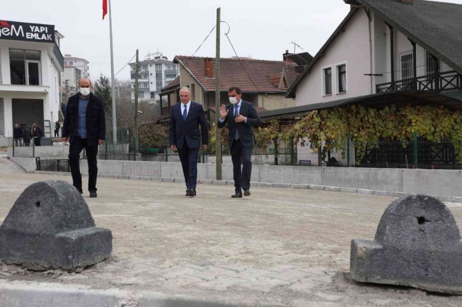 Konuralp’te Yol Çalışmaları Sürüyor