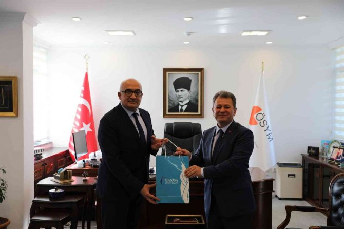 Rektör Ataç Ösym Başkanı Prof. Dr. Halis Aygün’ü Ziyaret Etti