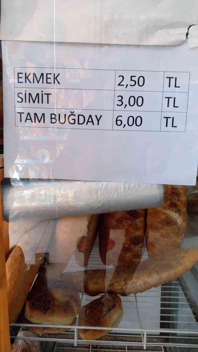Ortaca’da Ekmek 2,5 Lira Oldu