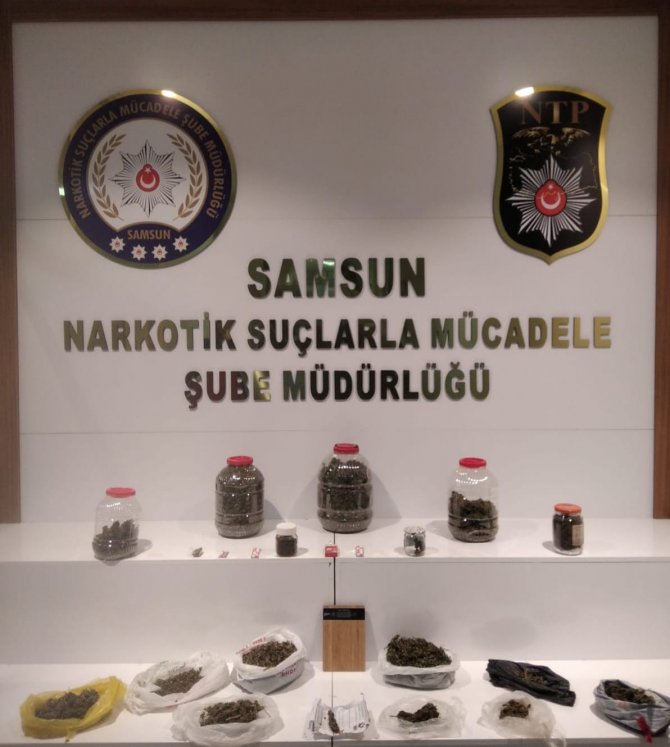 Samsun’da 2,8 Kilo Esrar Ele Geçirildi: 3 Şahıs Adliyeye Sevk Edildi