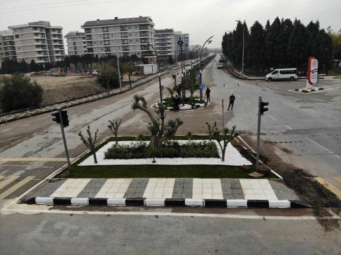 Birlik Caddesi’nin Peyzajı Tamamlandı