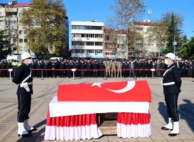 Şehit Trafik Polisi İçin Tören Düzenlendi