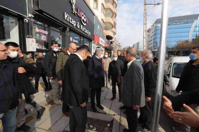 Vali Bilmez Ve Milletvekili Arvas Çarşı Esnafını Gezdi