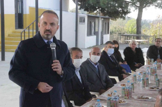 Ak Parti Grup Başkanvekili Ve Ak Parti Çanakkale Milletvekili Bülent Turan Denizgöründü Cemevi’ni Ziyaret Etti.