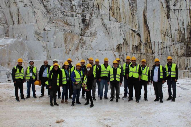 Doğal Taş Madencileri İş Sağlığı Ve Güvenliği Önlemlerini İ̇talya’da Yerinde İnceledi