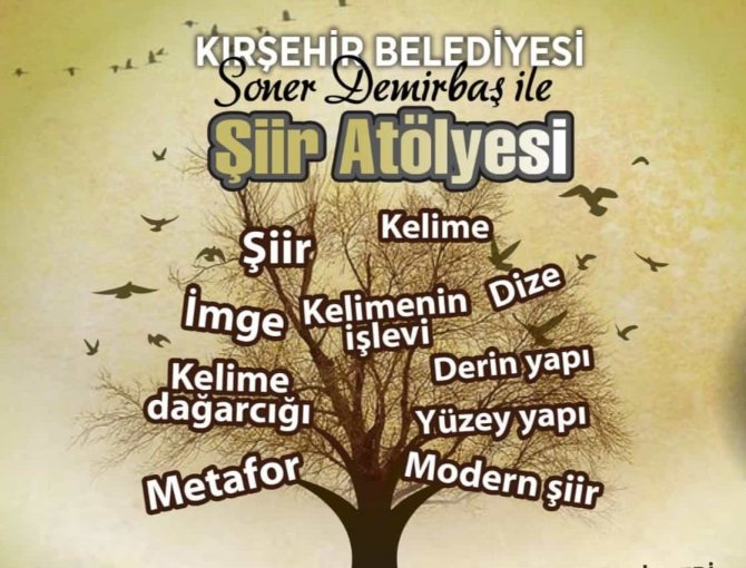 Kırşehir Belediyesi Şiir Atölyesi Başvuruları Başladı