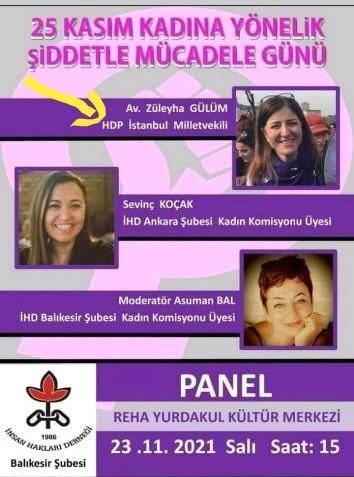 Burhaniye’de Panel Tepkisi Büyüyor