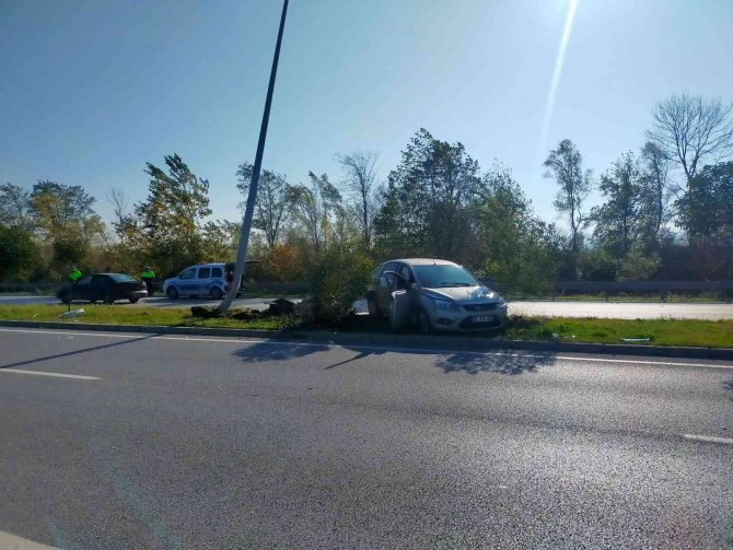 Çarşamba’da Kaza: 1 Yaralı