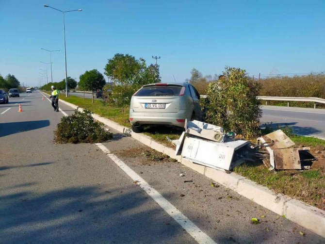 Çarşamba’da Kaza: 1 Yaralı