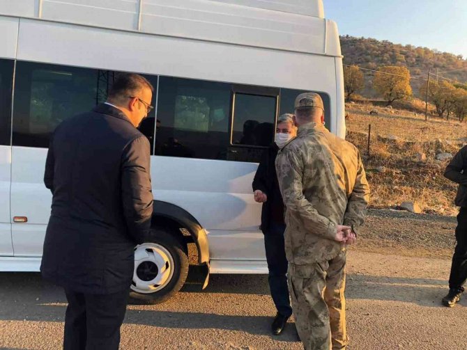 Şirvan İ̇lçe Kaymakamı Hasar, Okul Servis Araçlarını Denetledi