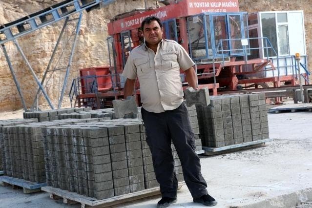 Diyadin’de Kilitli Parke Taşı Üretime Başladı