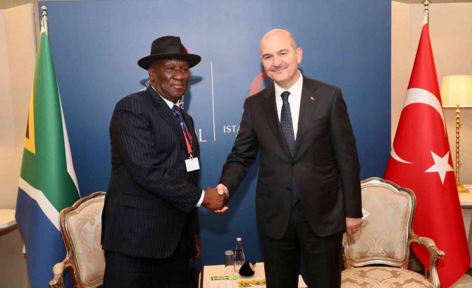İ̇çişleri Bakanı Süleyman Soylu Güney Afrika Ve Kazakistanlı Mevkidaşları İle Görüştü