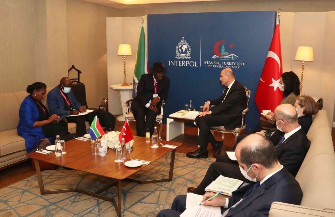 İ̇çişleri Bakanı Süleyman Soylu Güney Afrika Ve Kazakistanlı Mevkidaşları İle Görüştü