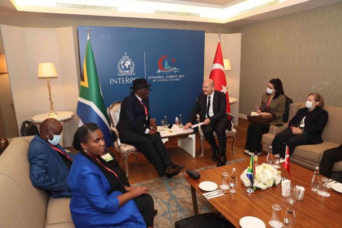 İ̇çişleri Bakanı Süleyman Soylu Güney Afrika Ve Kazakistanlı Mevkidaşları İle Görüştü