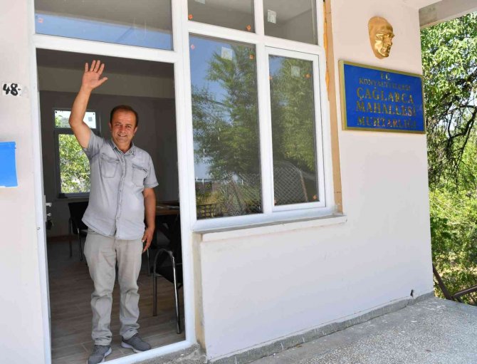 Konyaaltı’ndaki Muhtarlıklara Bakım-onarım Desteği