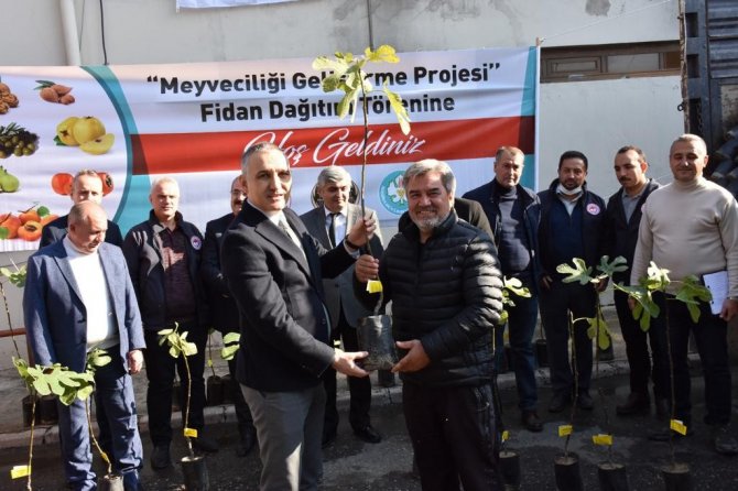 Manisalı Üreticilere İki Kurumdan Fidan Desteği