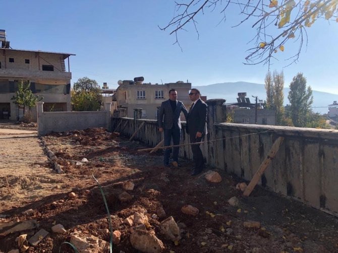 Şirvan Kaymakamı Hasar, Okul İnşaatını Denetledi