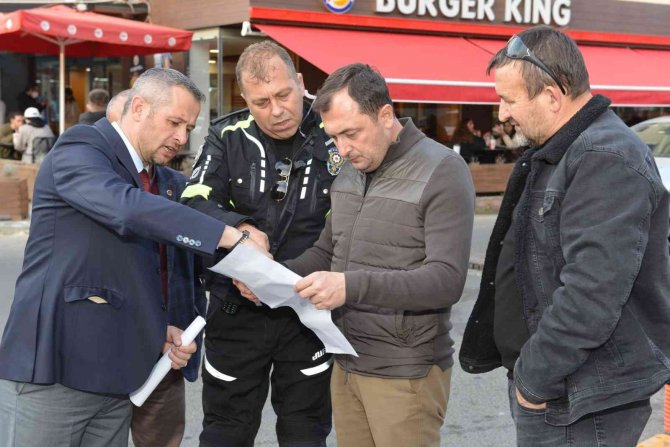 Yol Ve Trafik Düzenleme Çalışmaları Denetleniyor