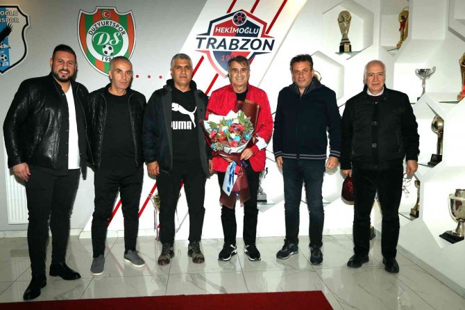 Şenol Güneş, Hekimoğlu Trabzon Fk’yı Ziyaret Etti