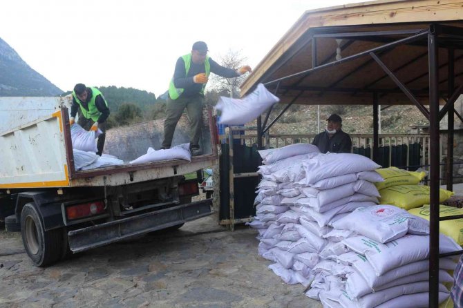 İ̇bradılı Üreticilere 3 Ton Hibe Buğday Tohumu Teslim Edildi
